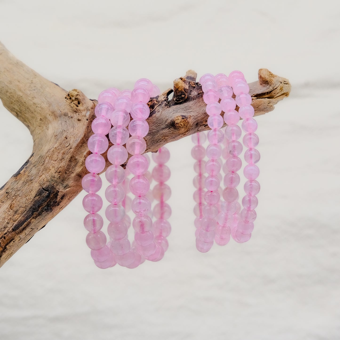 Pulseira Quartzo Rosa