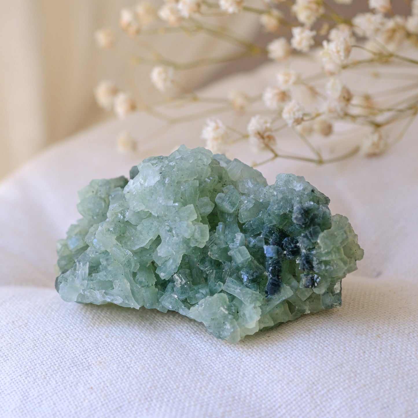 Drusas de Jade Phrenite