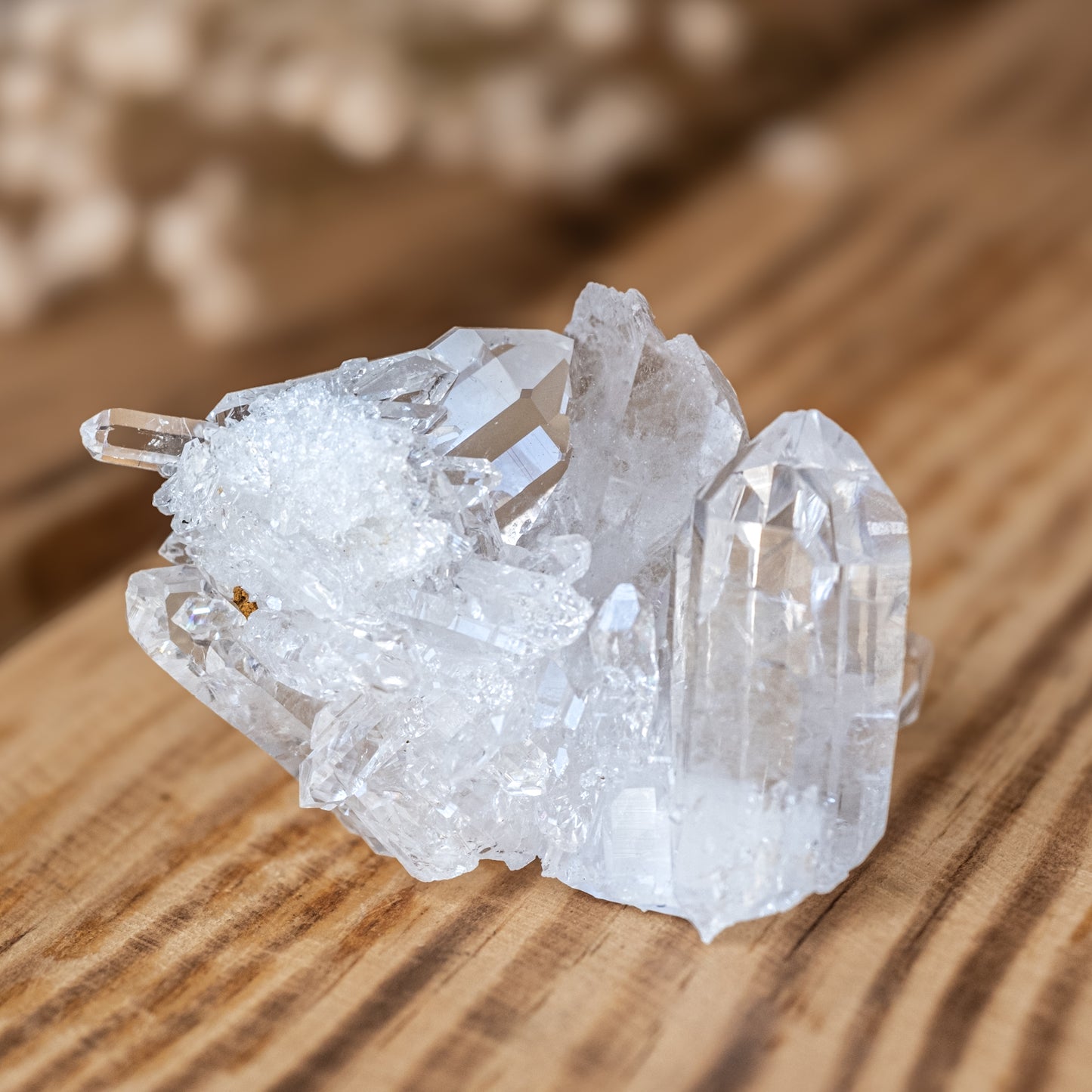 Mini Drusas de Quartzo Hialino (cristal)