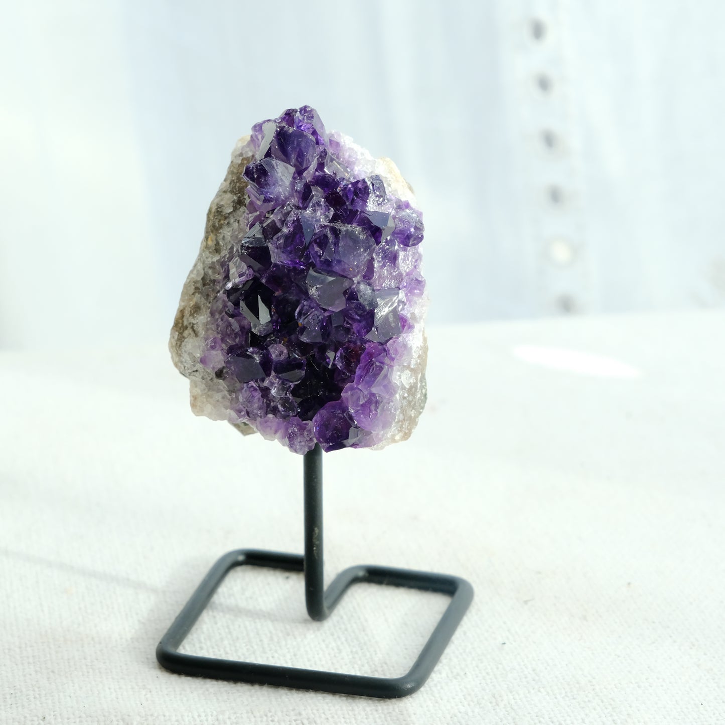 Drusa Ametista Mini - pedestal Metal