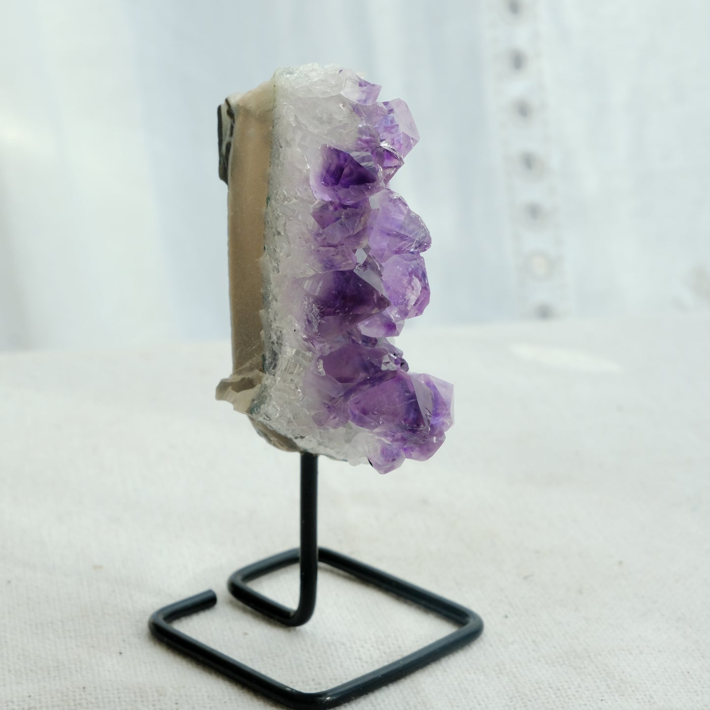 Drusa Ametista Mini - pedestal Metal
