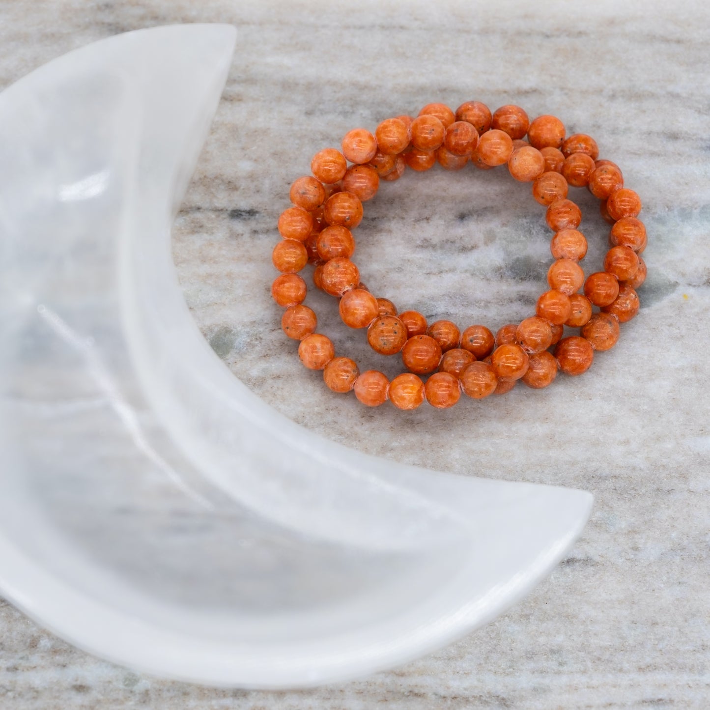 Pulseira Calcite Laranja