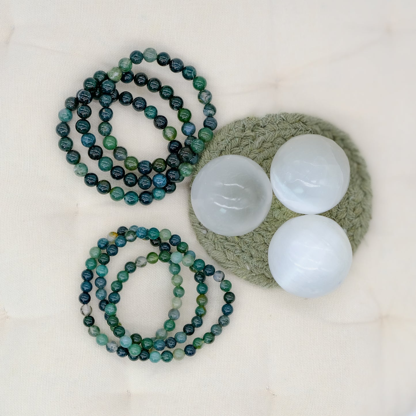 Pulseira Ágata Musgo