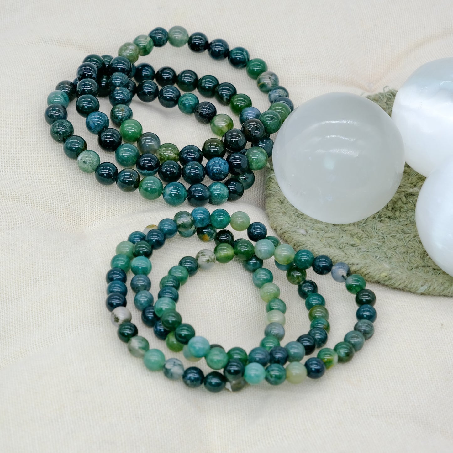 Pulseira Ágata Musgo
