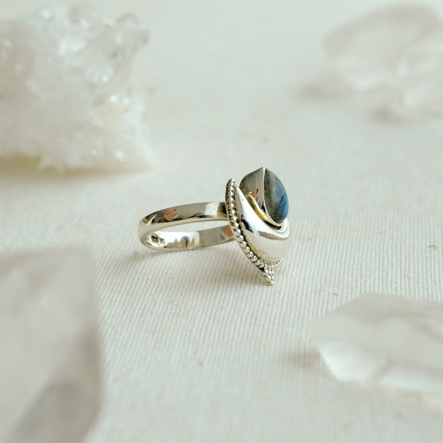 Anel Lua Labradorite