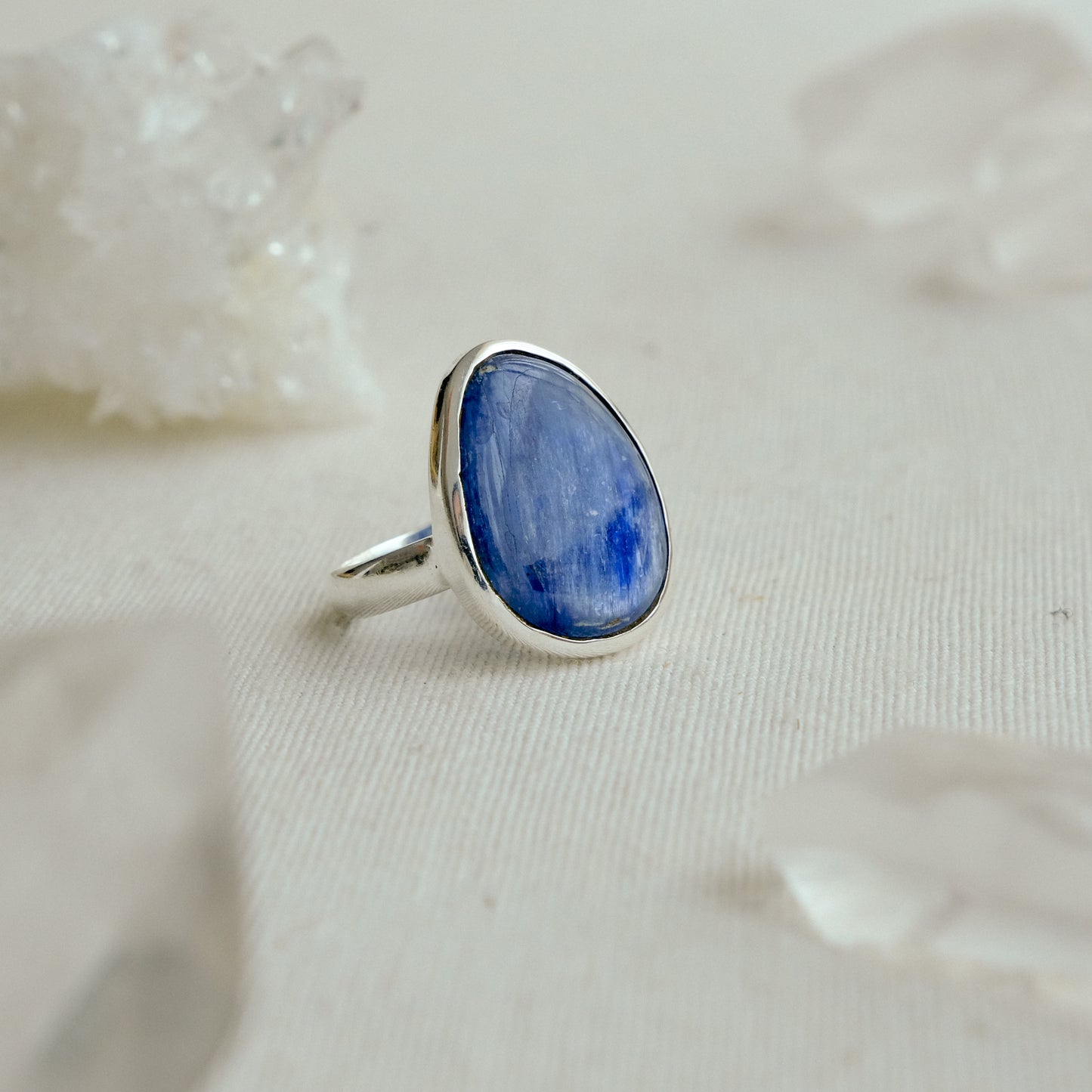 Anel Cianite Azul