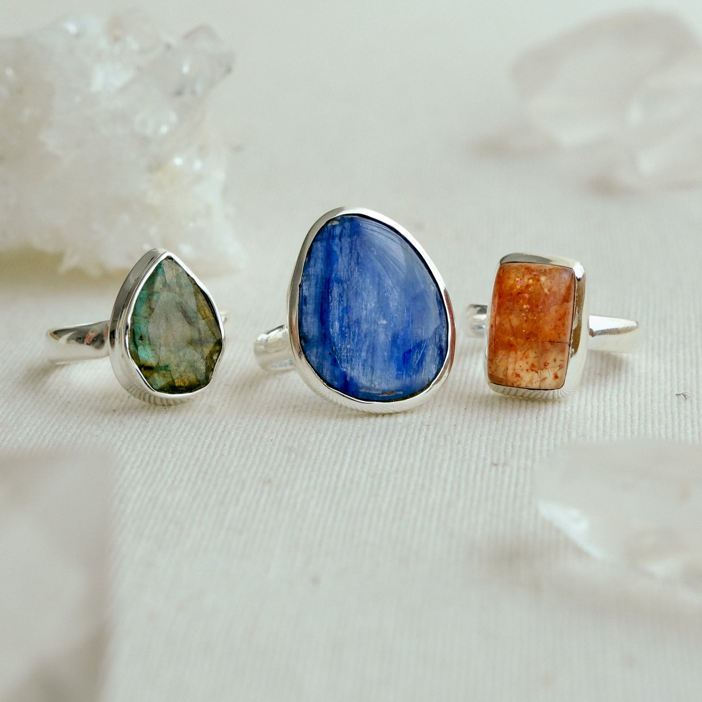Anel Cianite Azul