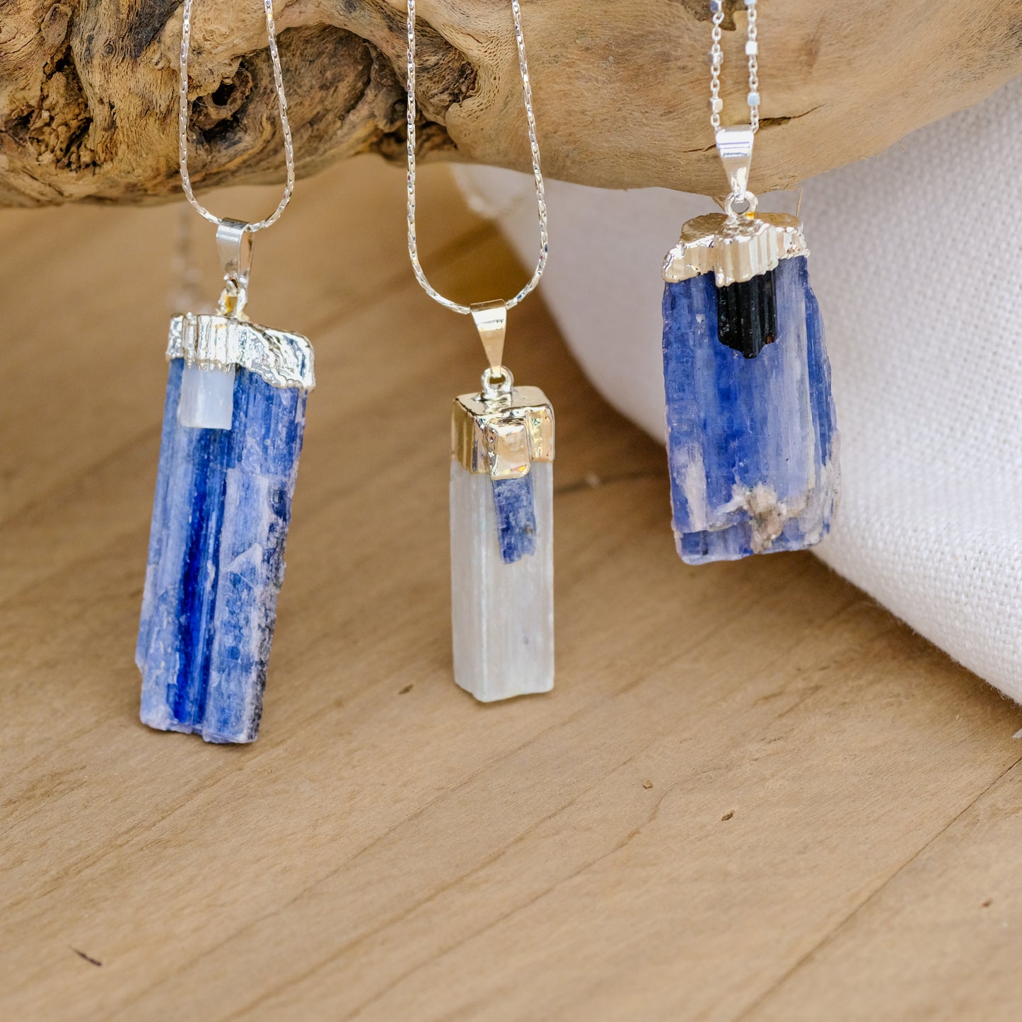 Selenite & Cianite Azul