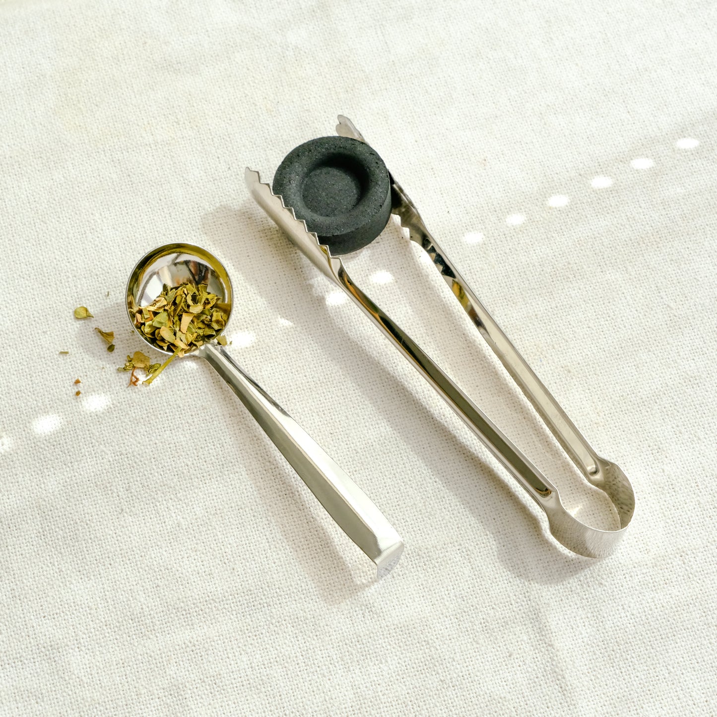 Conjunto Pinça e Colher