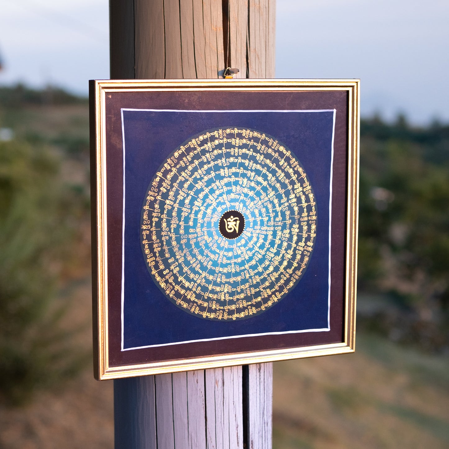 Mandala Mantra Azul