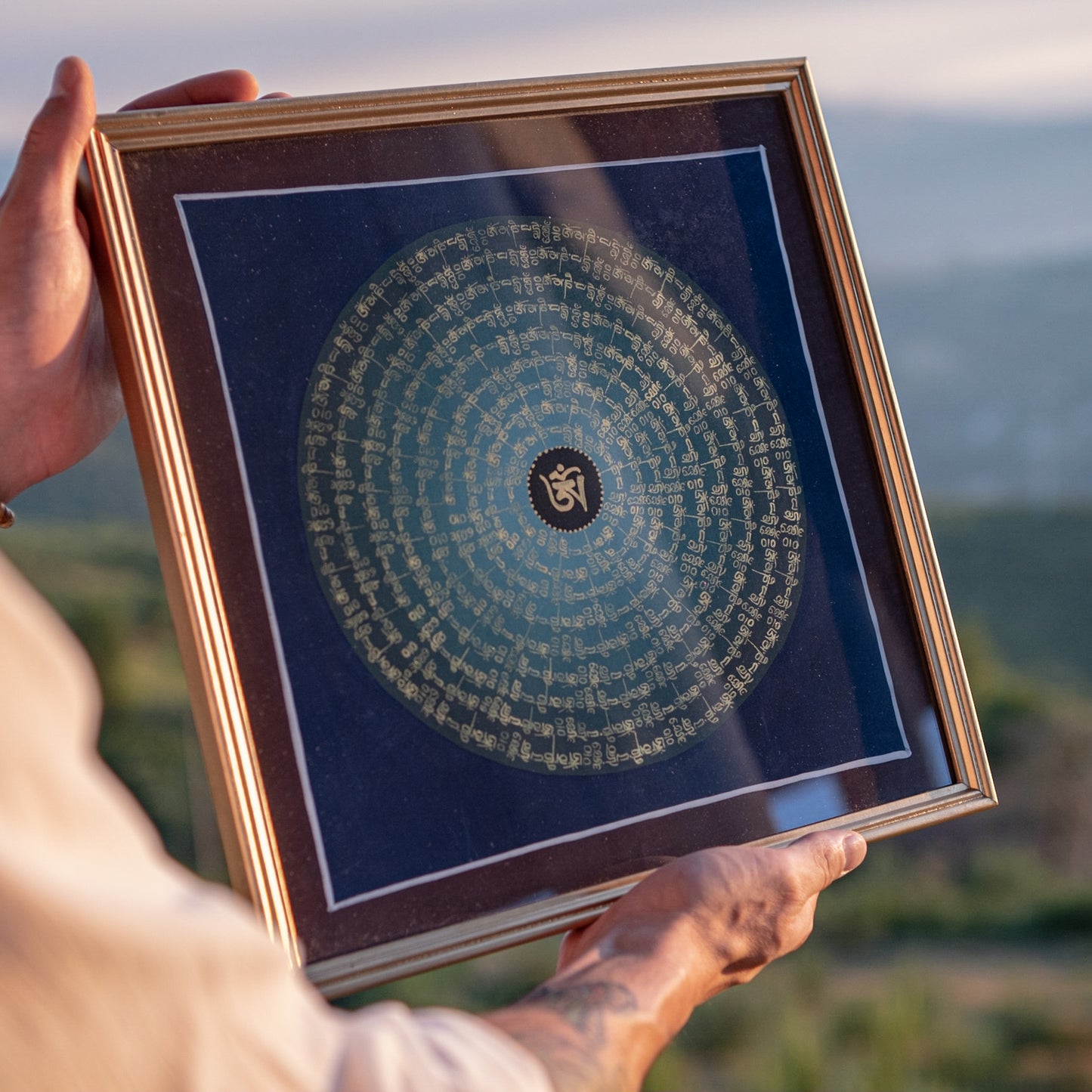 Mandala Mantra Azul