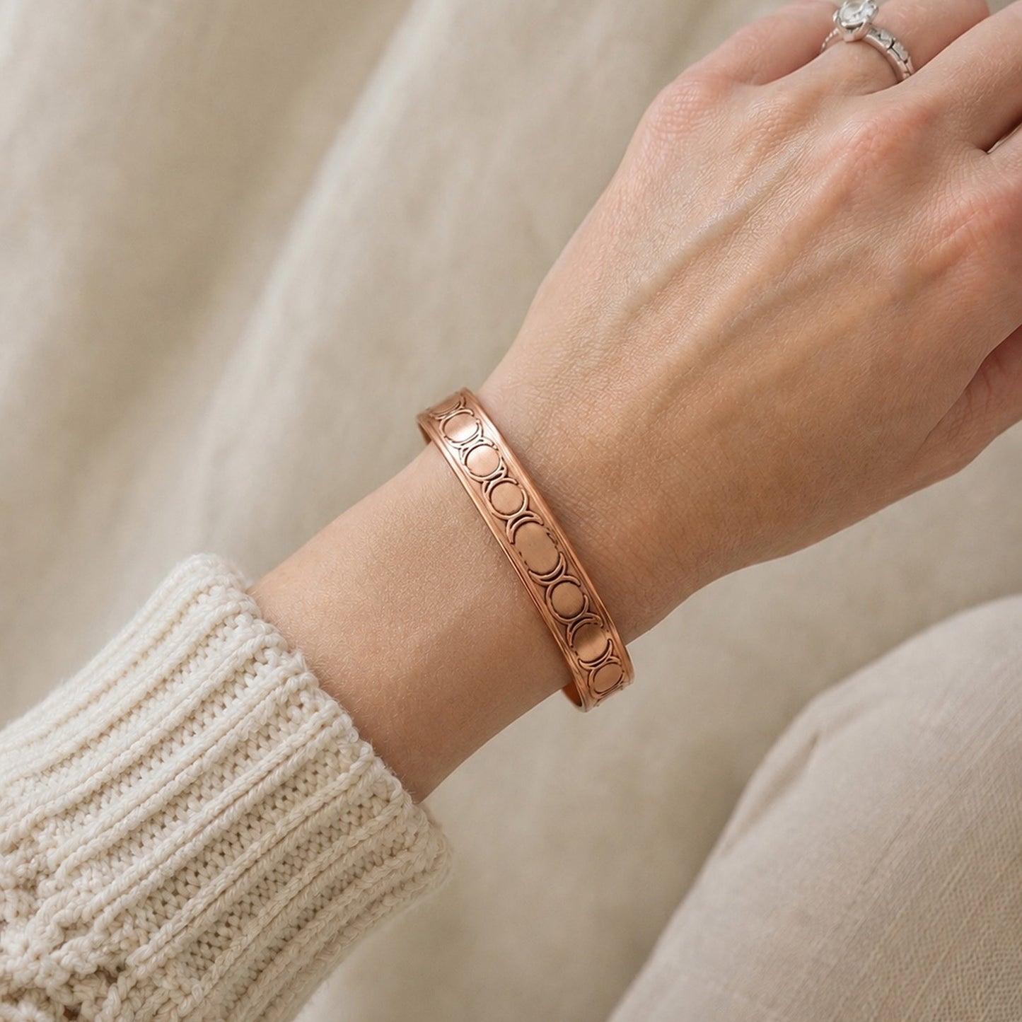 Pulseira de cobre
