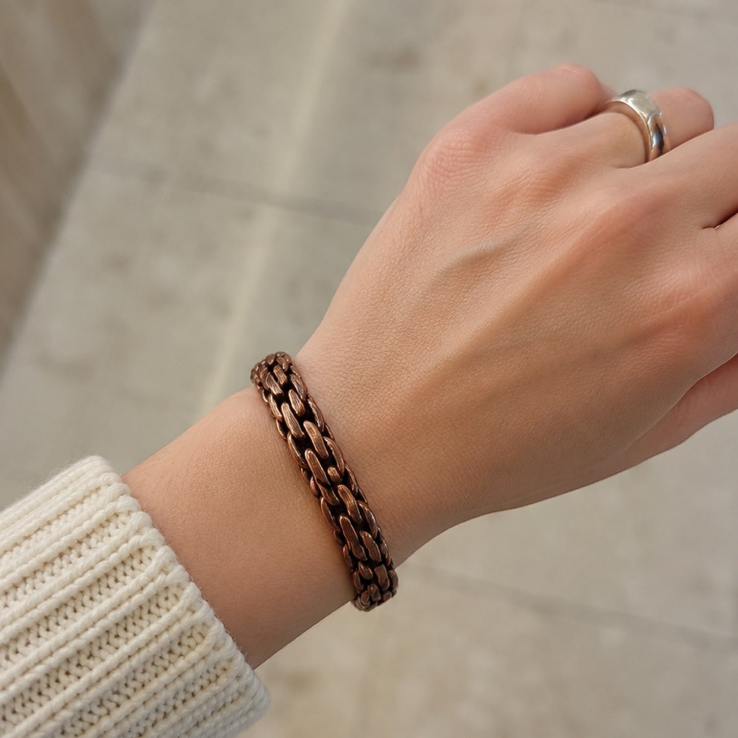Pulseira de cobre