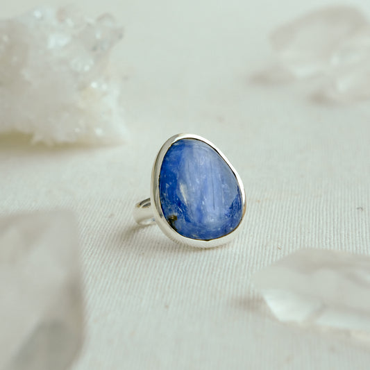 Anel Cianite Azul