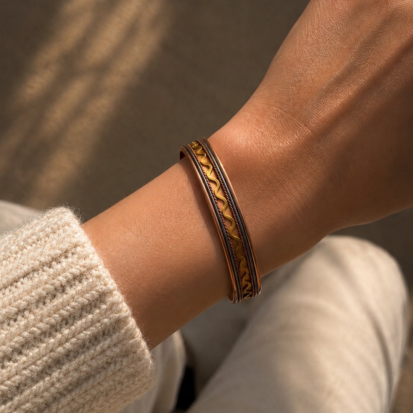Pulseira de cobre