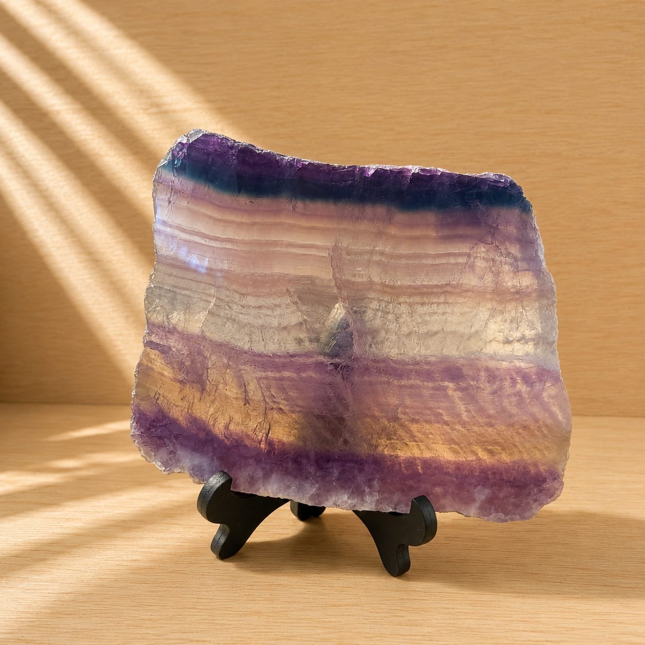 Placa de Fluorite Arco-íris